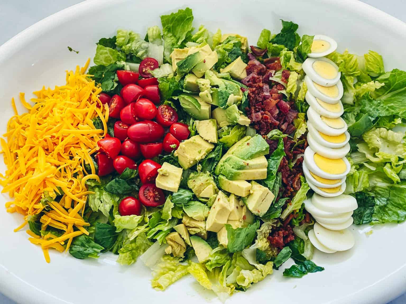 Famous Food from California State of Dinner Cobb Salad & Guacamole