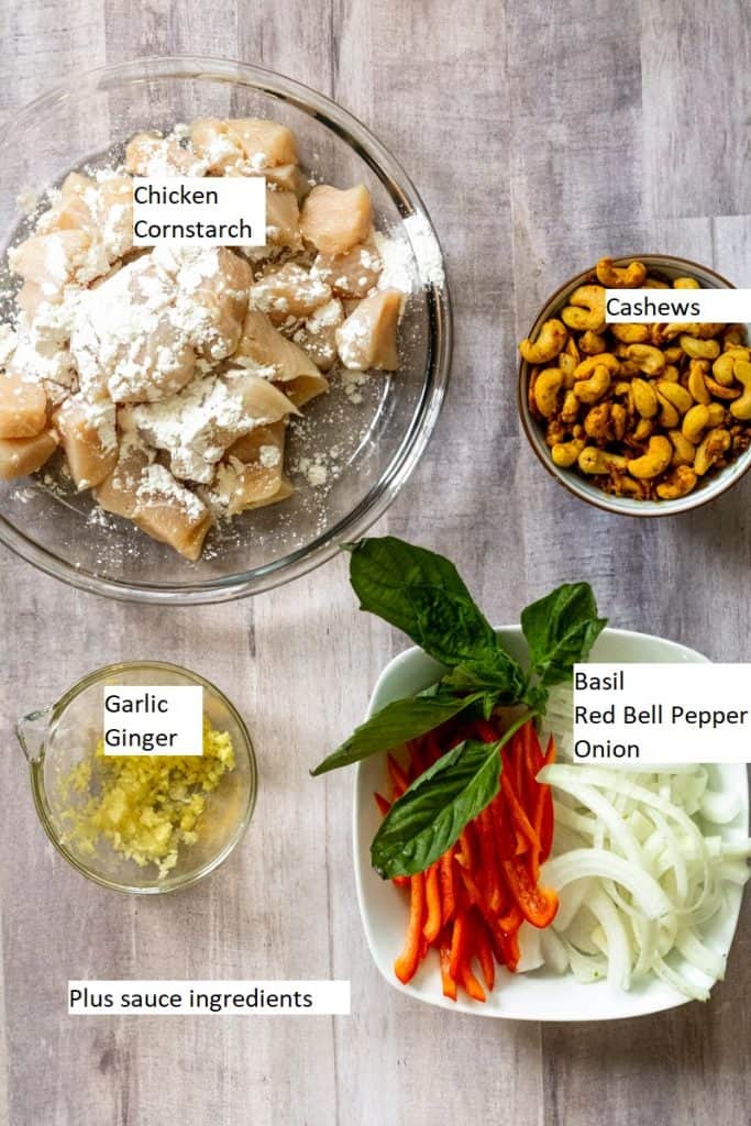 Thai Chicken Ingredients