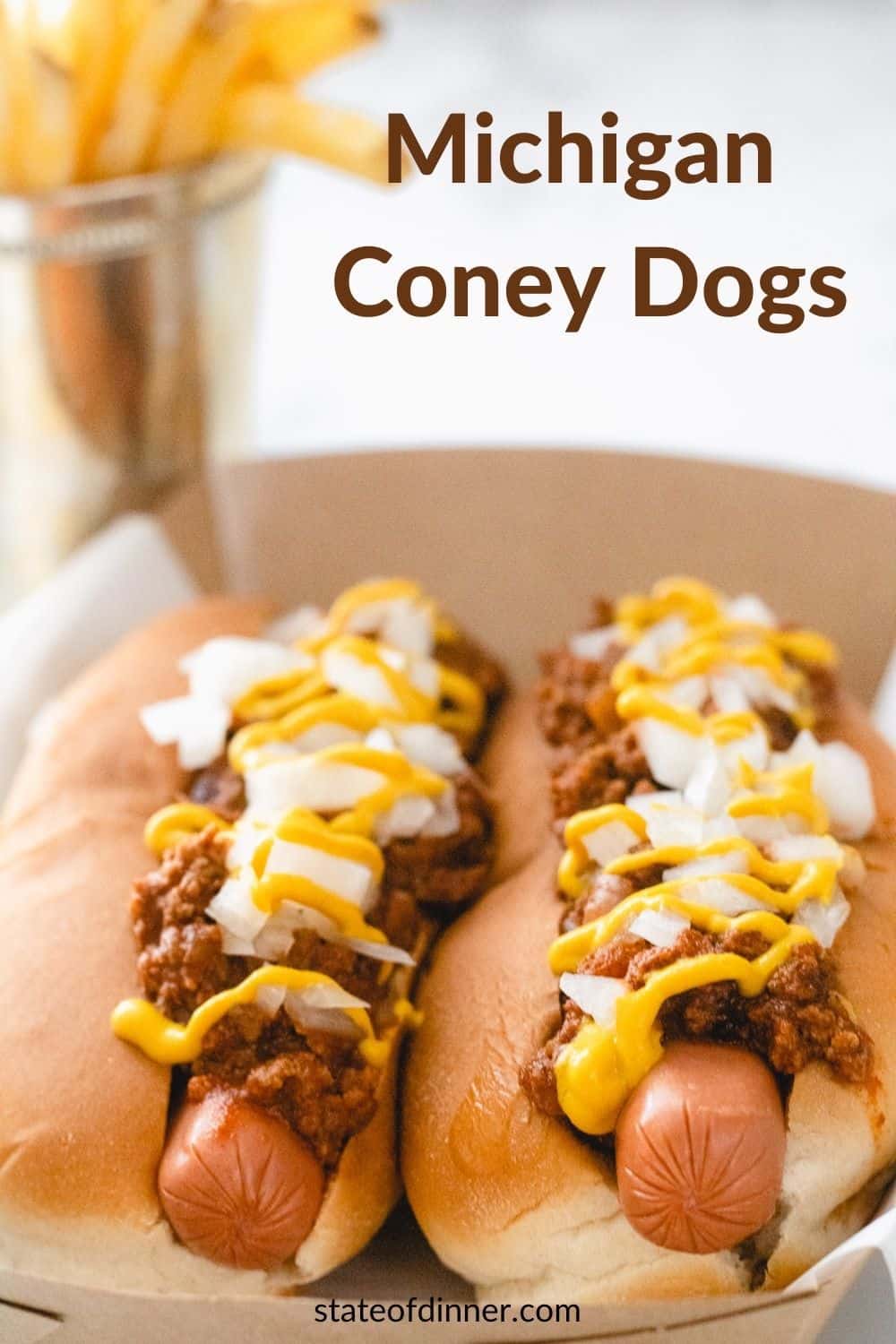 Classic Coney Dogs Recipe • State of Dinner