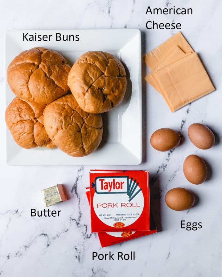 Pork Roll Egg and Cheese Sandwich Recipe