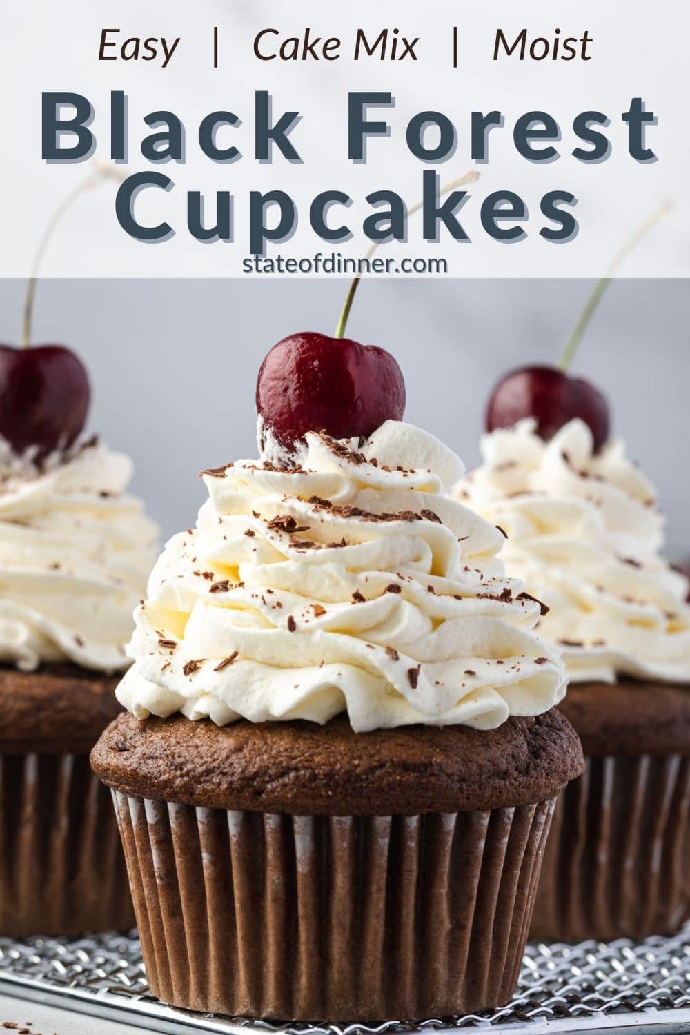 Easy Black Forest Cupcakes Using Cake Mix State of Dinner