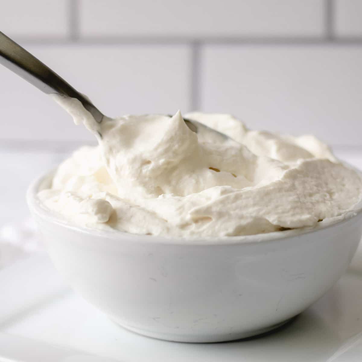 Stabilized Whipped Cream - Shugary Sweets