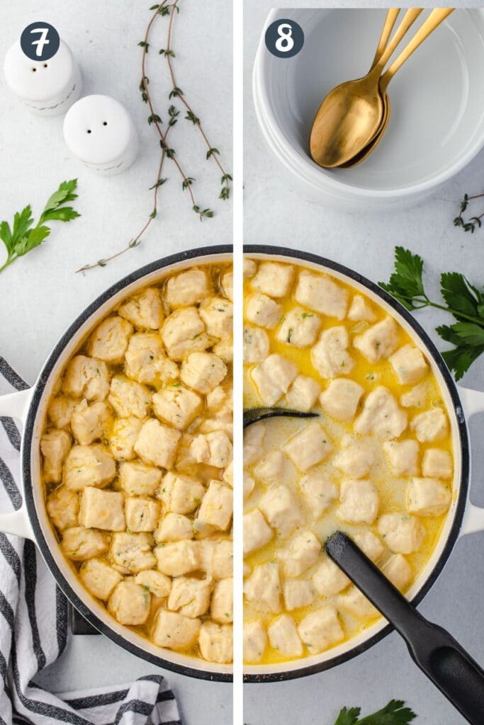 Creamy Knoephla Soup (Potato and Dumplings) State of Dinner