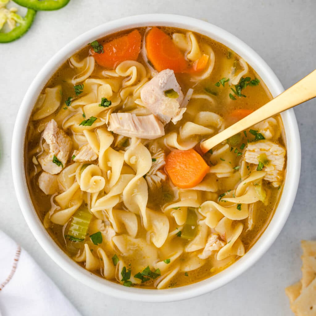 30 Minute Spicy Chicken Noodle Soup   Spicy Chicken Soup Featured 1 1024x1024 