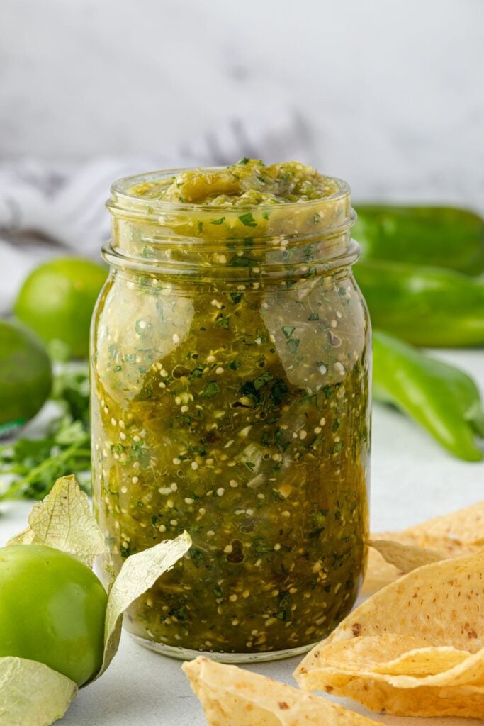 Roasted Hatch Chile Salsa Verde