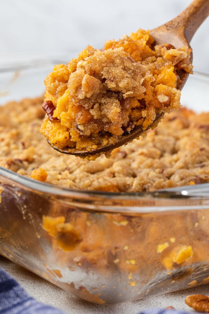 Sweet Potato Crunch Casserole (With A Make-Ahead Option)