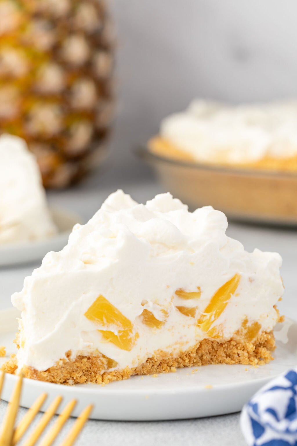 No Bake Pineapple Cream Cheese Pie 9948