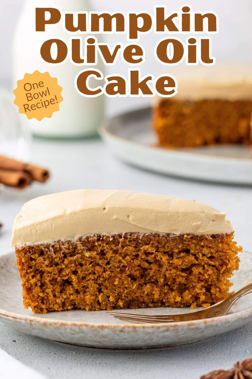 One Bowl Pumpkin Olive Oil Cake