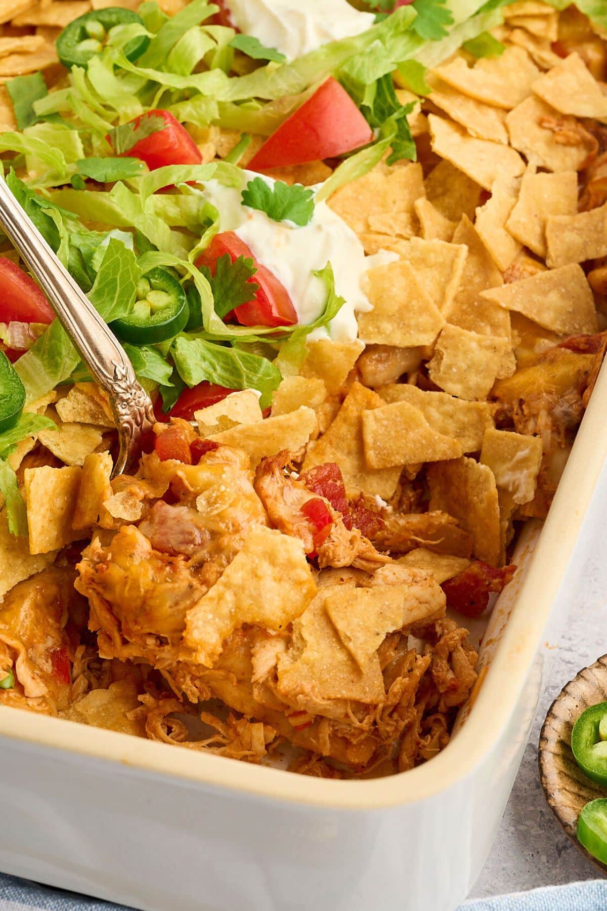 Chicken Taco Casserole