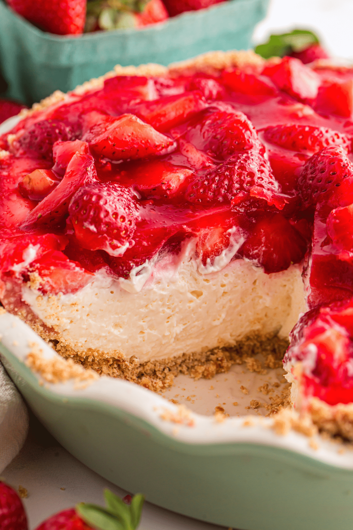 Strawberry Pretzel Pie