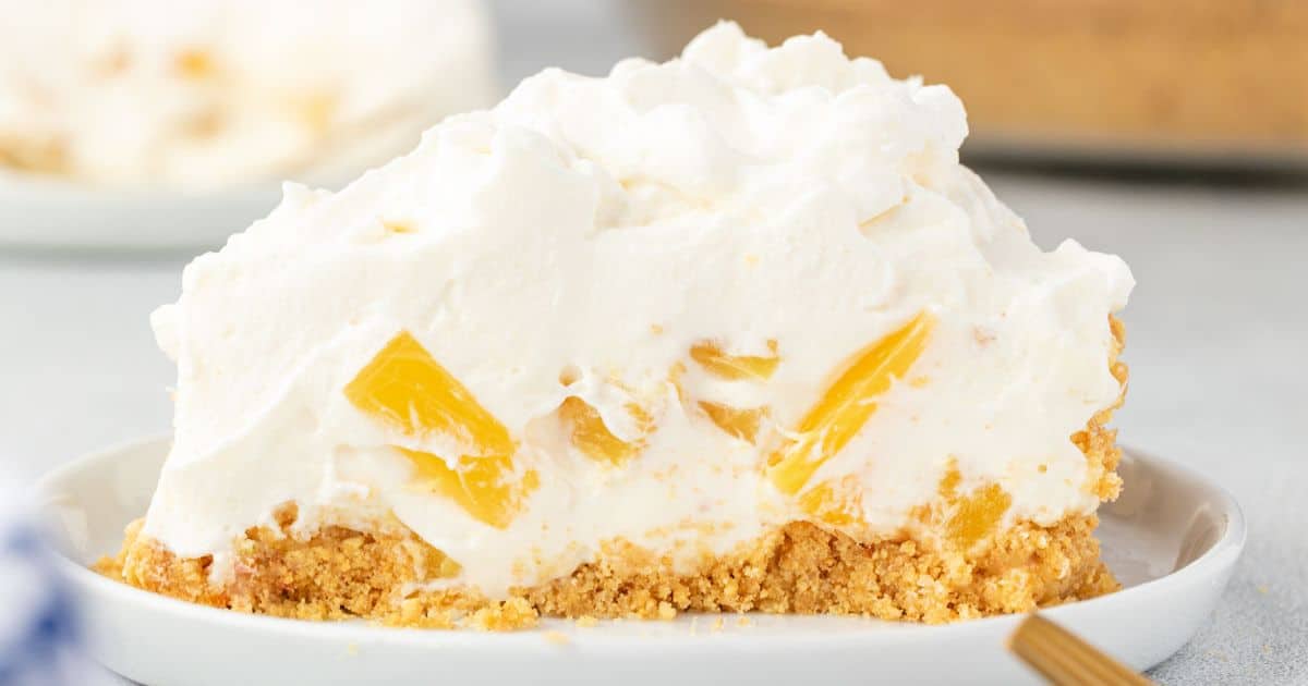 Close up shot of pineapple cream cheese.
