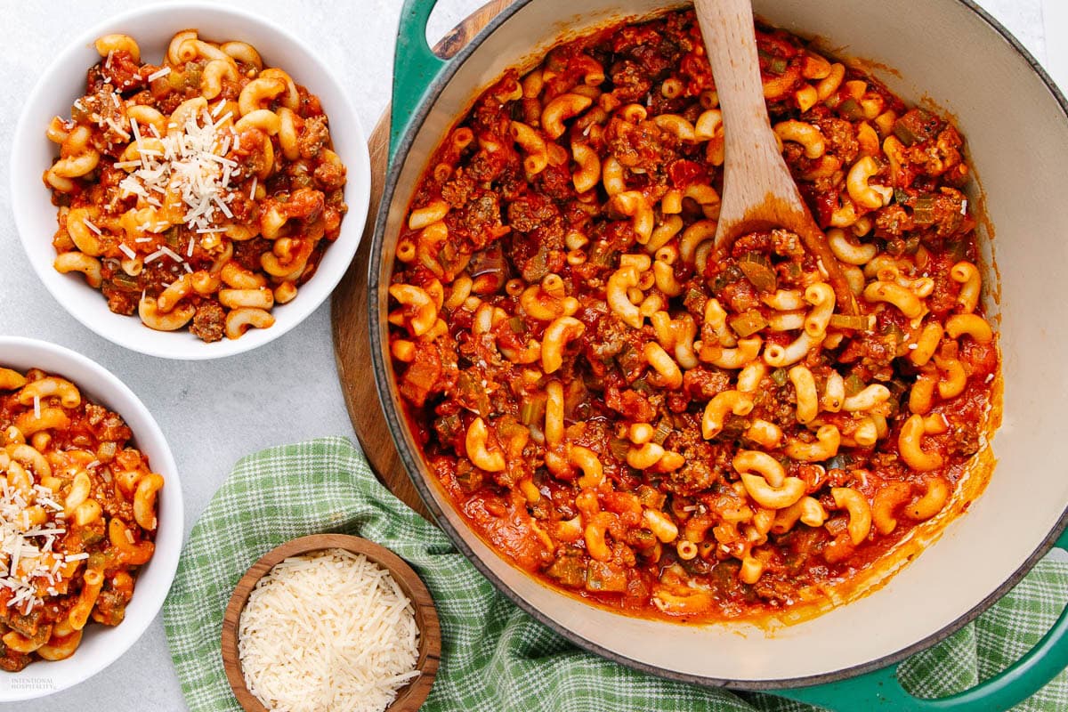 A close up shot of chop suey.