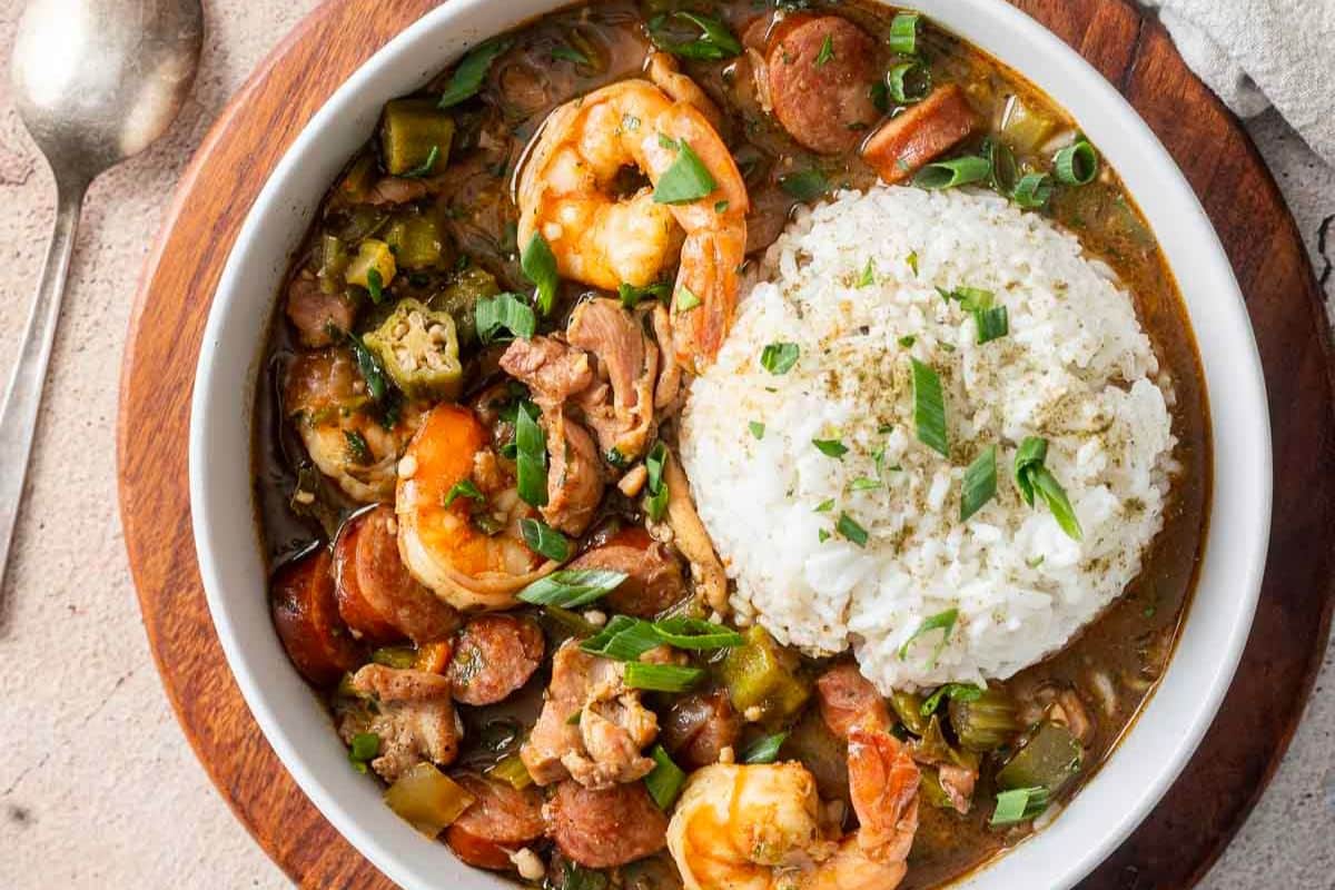 A close up shot of Gumbo.