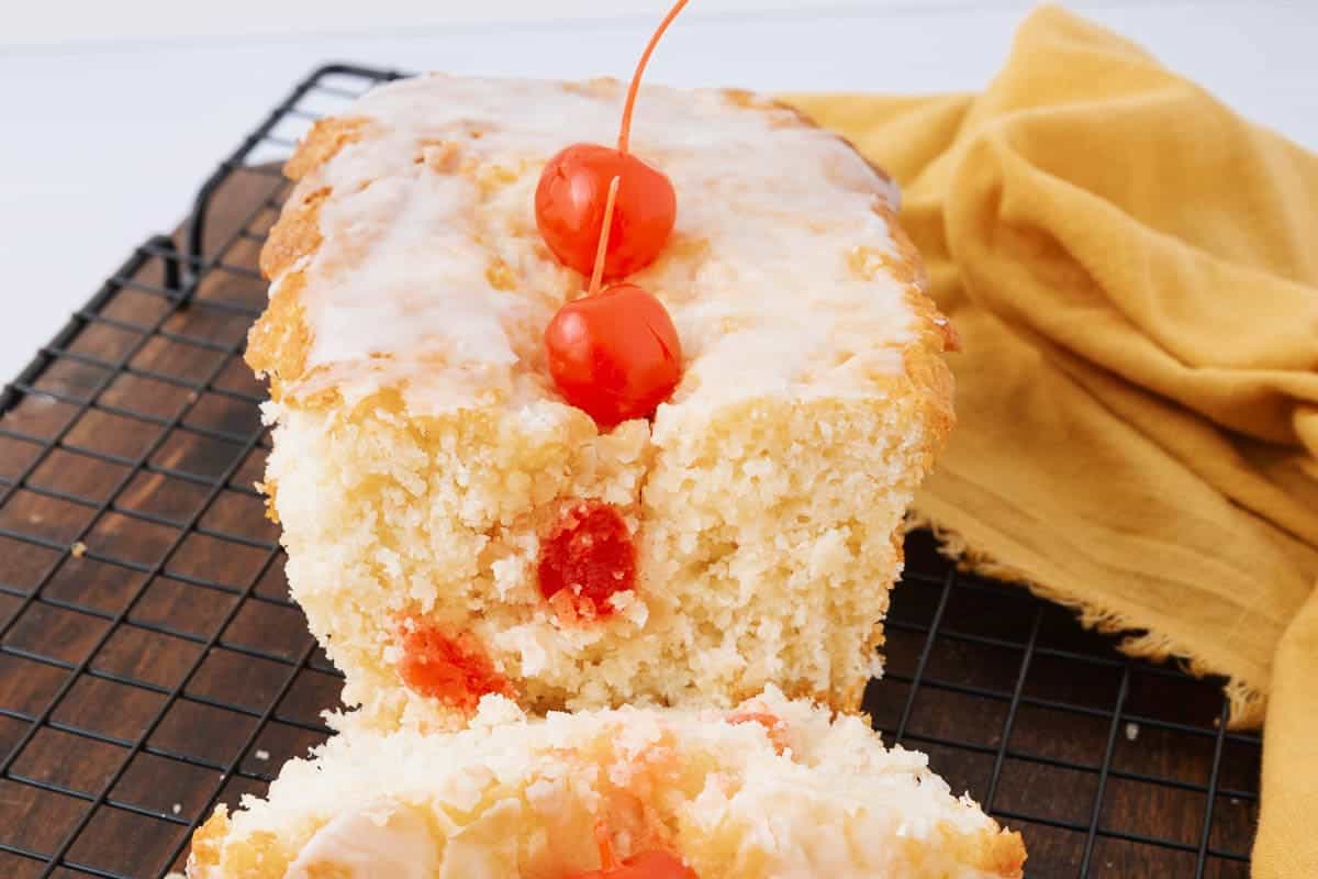 A close up shot of pineapple bread.