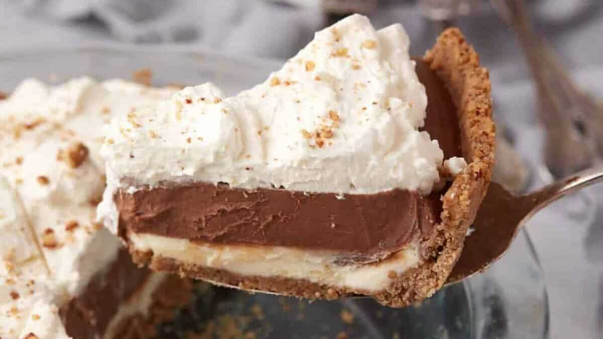 A close up shot of possum pie.